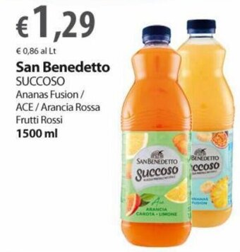Extra Supermercati San Benedetto Succoso 1500 ml offerta