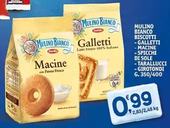 Sigma Mulino Bianco Biscotti 350/400 g. offerta