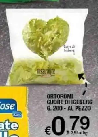 Sigma OrtoRomi Cuore di Iceberg 200 g. - al pezzo offerta
