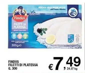 Sigma Findus Filetti di Platessa 300 g. offerta
