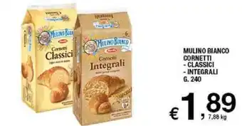 Sigma Mulino Bianco Cornetti classici/integrali 240 g. offerta