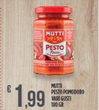Euroesse Mutti Pesto Pomodoro Vari Gusti 180 Gr offerta