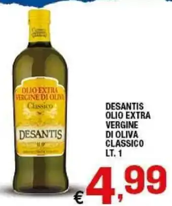 Sigma Desantis Olio Extra Vergine di Oliva Classico 1 lt. offerta