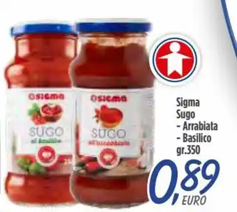 Sigma Sugo Arrabiata/Basilico 350 gr.