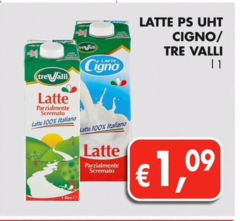 Latte ps uht/cigno trevalli