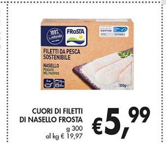 Supermercato Coal Cuore di filetti di nasello frosta offerta