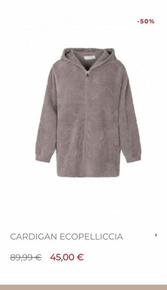 Cardigan ecopelliccia
