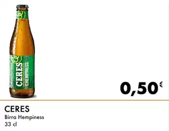 Iper Tosano Ceres Birra Hempiness 33 cl offerta