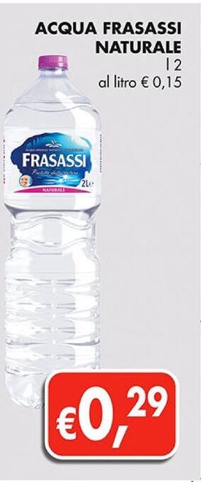 Supermercato Coal Acqua frasassi naturale offerta