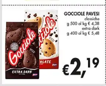 Supermercato Coal Gocciole pavesi offerta