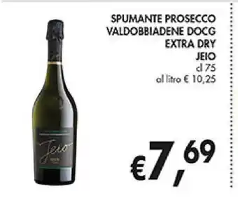 Supermercato Coal Spumante prosecco valdobbiadene docg extra dry jeio offerta