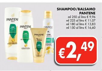 Shampoo/balsamo pantene