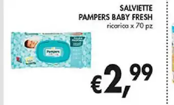 Supermercato Coal Salviette pampers baby fresh offerta