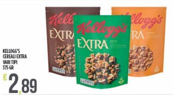 Euroesse Kellogg's Cereali Extra Vari Tipi 375 gr offerta