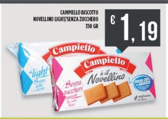 Campiello Biscotto Novellino Light/Senza Zucchero 350 Gr