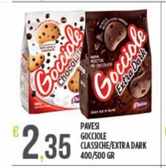 Euroesse Pavesi Gocciole Classiche / Extra Dark 400/500 Gr offerta