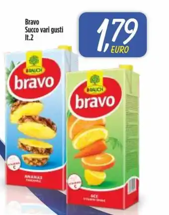 Rauch Bravo Succo vari gusti 2 lt.