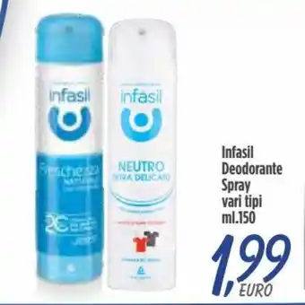 Infasil Deodorante Spray vari tipi 150 ml.