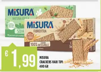 Euroesse Misura Crackers Vari Tipi 400 Gr. offerta