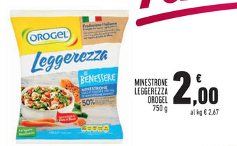 Conad Orogel Minestrone Leggerezza 750 g offerta