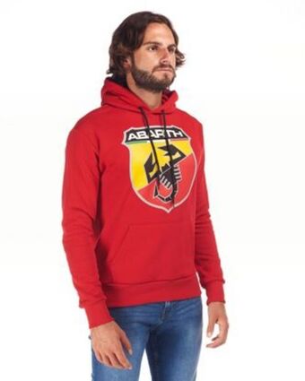 Globo Moda Abarth - uomo felpa con cappuccio offerta
