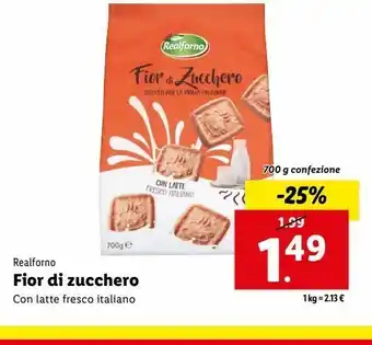 Lidl Fior di zucchero offerta