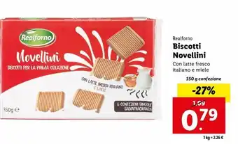 Lidl Biscotti novellini offerta