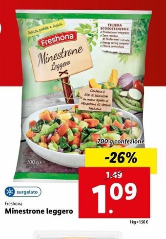 Lidl Minestrone leggero offerta