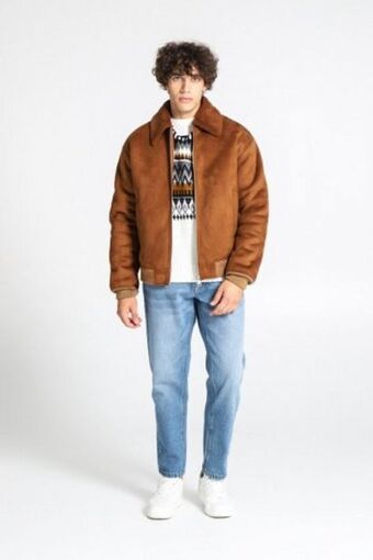 Sonny Bono Giubbotto aviator ecomontone moro offerta