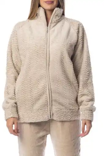 Kisenè Kiwear pigiama donna in caldo e morbido coral - beige offerta