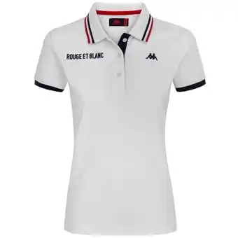 Robe di Kappa Blanche monaco - polo shirts - polo - donna - white-blue navy-red offerta