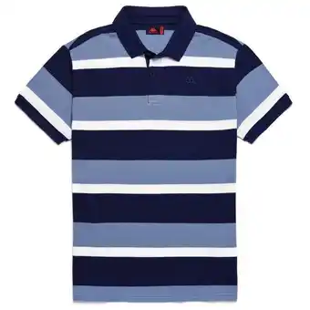 Robe di Kappa Tommy - polo shirts - polo - uomo - blue intense-white-blue allure offerta