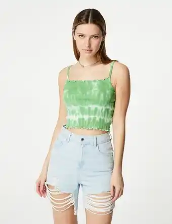 Crop top tie-dye