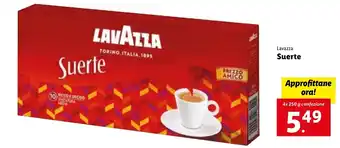 Lidl Lavazza Suerte 4x 250 g offerta