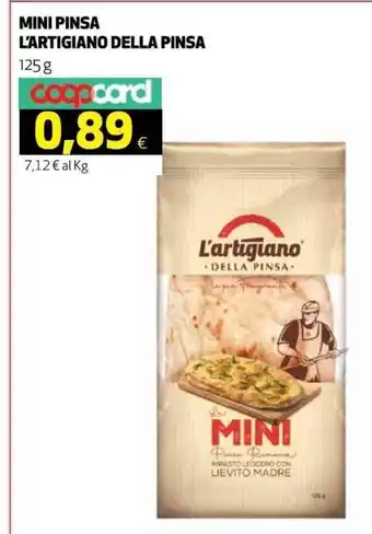 Coop Mini Pinsa L'Artigiano Della Pinsa 125 g offerta