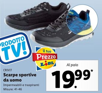 Lidl Crivit Scarpe sportive da uomo offerta