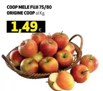 Coop Coop Mele Fuji 75/80 Origine Coop al Kg offerta