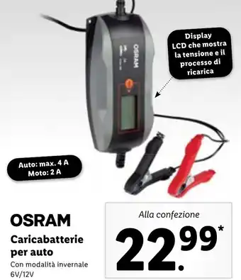 Lidl Osram Caricabatterie per auto offerta