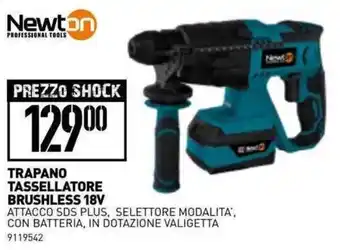 Ottimax Newton Trapano Tassellatore Brushless 18V offerta