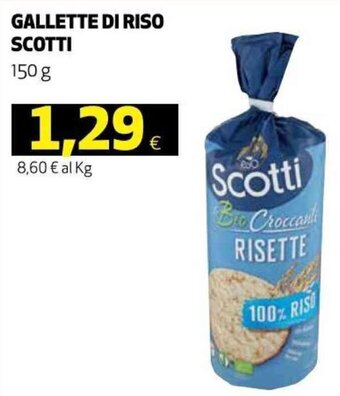 Coop Scotti Gallette di Riso 150 g offerta