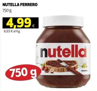 Coop Nutella Ferrero 750 g offerta