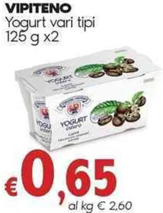 Marotta Vipiteno Yogurt 125 g x 2 offerta