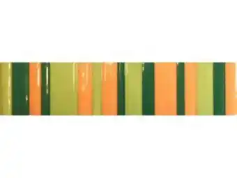 Iperceramica Listello righe verde 5x20 offerta