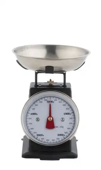 Industria bilancia da cucina nero