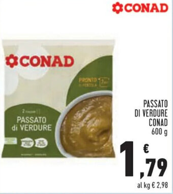 Conad Conad Passato Di Verdure 600 g offerta
