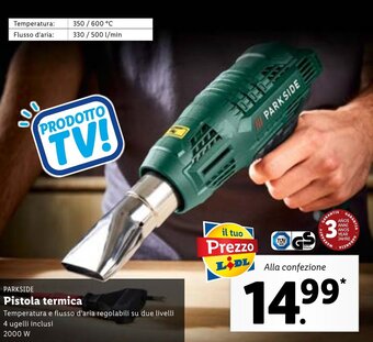 Lidl Parkside Pistola termica offerta