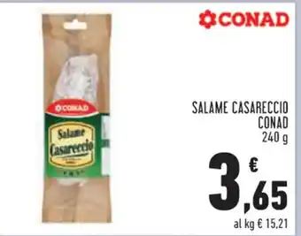 Conad Conad Salame Casareccio 240 g offerta