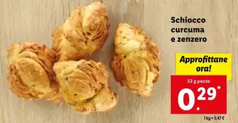 Lidl Schiocco curcuma e zenzero 53 g offerta