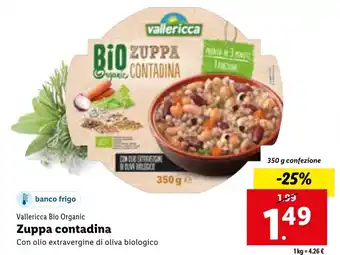 Lidl Vellericca Bio Organic Zuppa contadina 350 g offerta