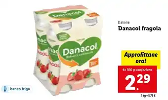 Danone Danacol fragola 4x 100 g